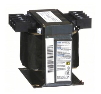SQUARE D Control Transformer: 240V AC/480V AC, 120V AC, Foot, 300 VA, Single Phase